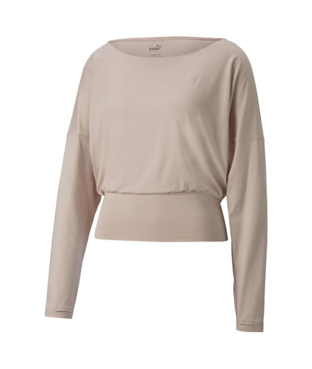 Moletom de Yoga Puma Studio Yogini Lite Rosa Mulher