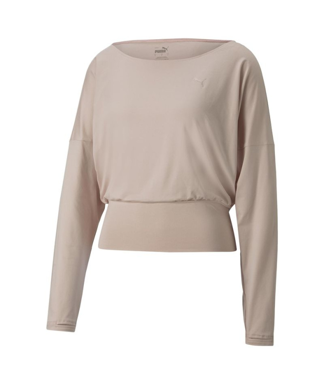 Moletom de Yoga Puma Studio Yogini Lite Rosa...