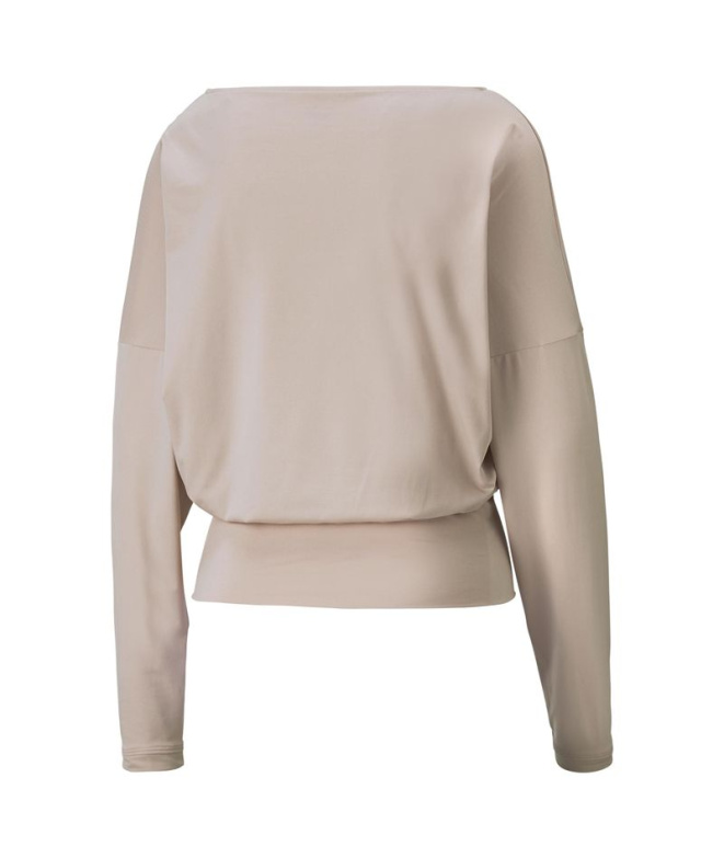 Sweat de Yoga Puma Studio Yogini Lite Rose Femme