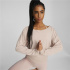 Moletom de Yoga Puma Studio Yogini Lite Rosa Mulher