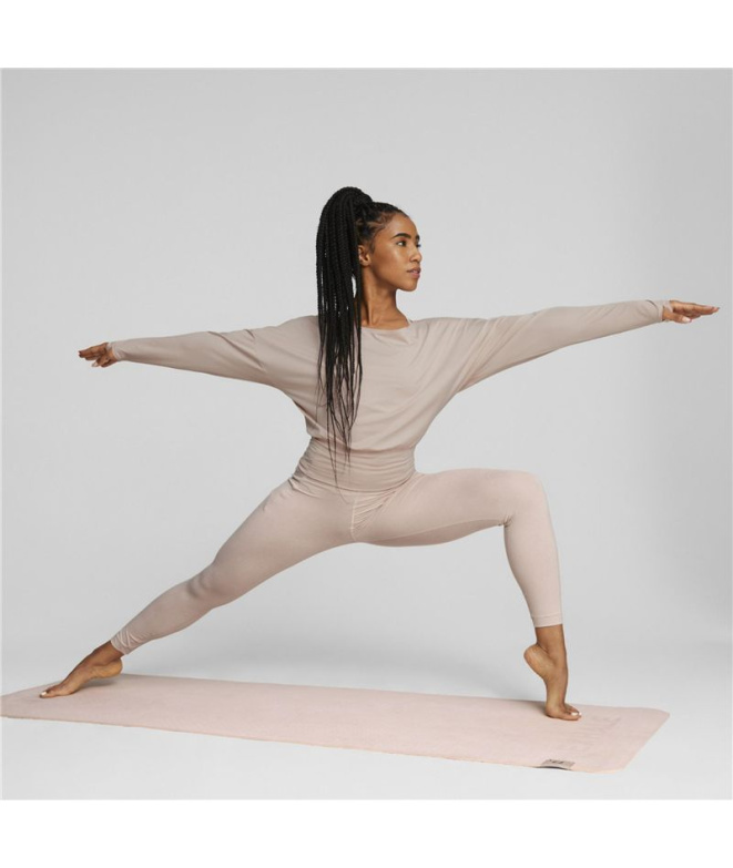 Moletom de Yoga Puma Studio Yogini Lite Rosa...