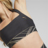 Sujetador deportivo de traning Puma Mid Impact Deco Glam negro Mujer