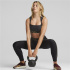 Sujetador deportivo de traning Puma Mid Impact Deco Glam negro Mujer