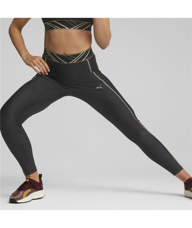 Collants de Traning Puma deco Glam Noir Femme