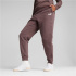 Pantalons Puma ESS+ Broderie Haute-W Femme Marron