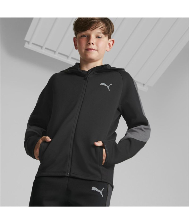 Casaco Puma Evostripe Preto Infantil