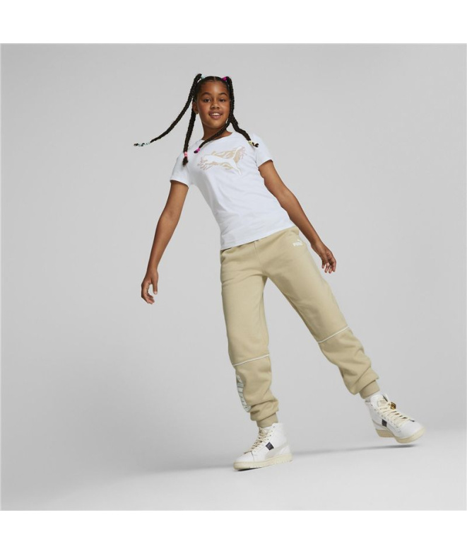 T-shirt à manches courtes Puma Alpha Fille WH