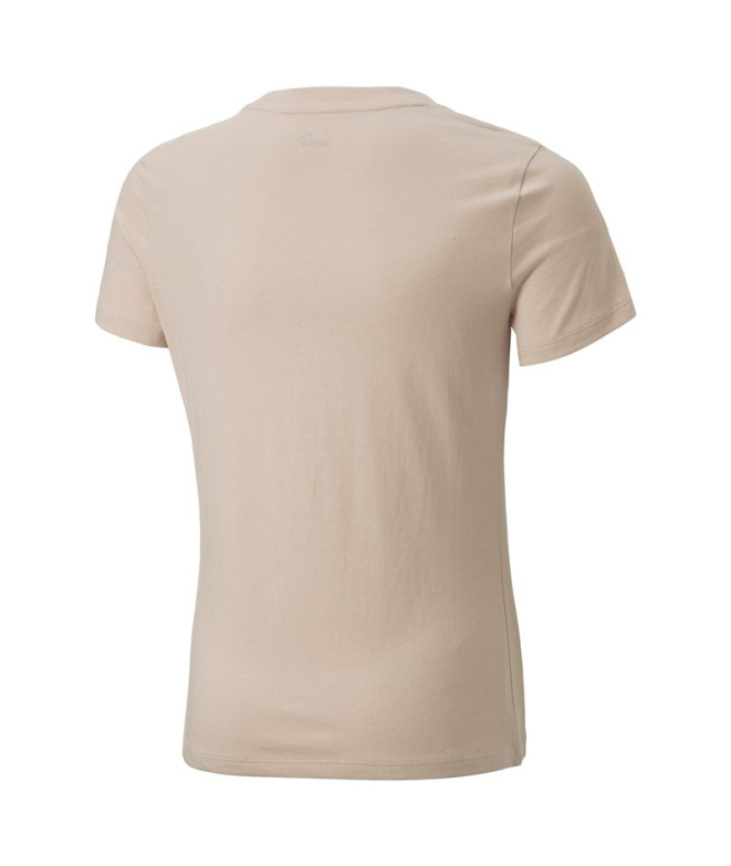 Camiseta de manga corta Puma Alpha Niña Pink