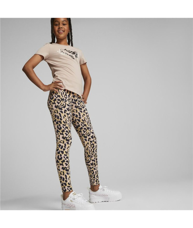 T-shirt à manches courtes Puma Alpha Fille Rose