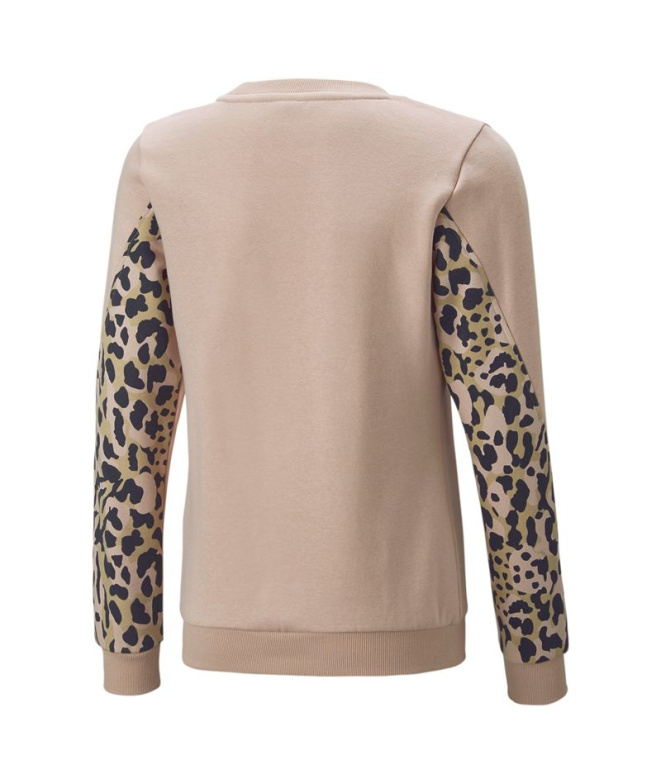 Moletom Puma Alpha Crew Neck Menina Black