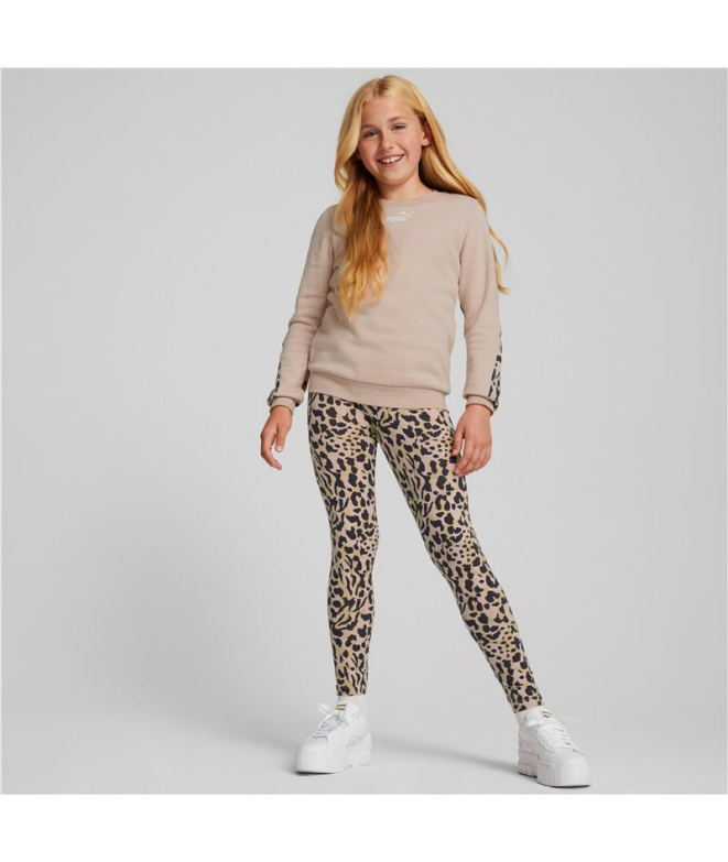 Moletom Puma Alpha Crew Neck Menina Black