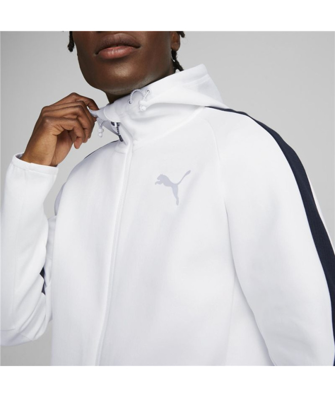 Casaco de Fitness Puma Evostripe Branco Homem