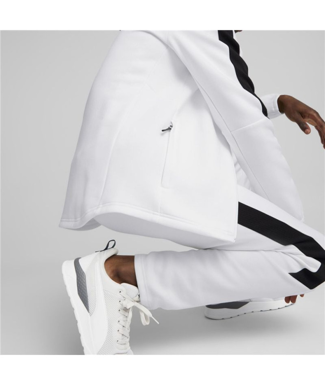 Casaco de Fitness Puma Evostripe Branco Homem
