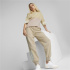 Pantalones Puma Power Colorblock Beige Mujer