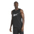 Camiseta de Basquetebol Reebok Basketball Mesh Homem Preto