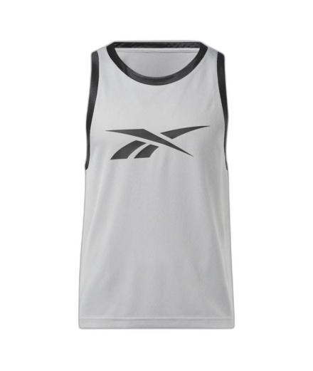 Camiseta de Basquetebol Reebok Basketball Mesh Homem Cinza