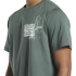 Camiseta Reebok Série Gráfica verde homem