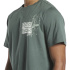 T-shirt Reebok Série Graphique verte homme