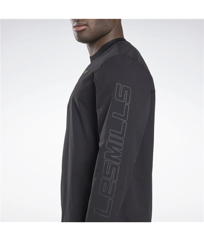 Camiseta de Fitness Reebok Les Mills Preto Homem