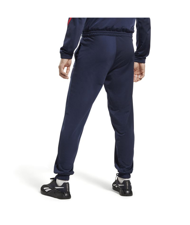 Calça de Fitness Reebok RI Vector Knit Azul