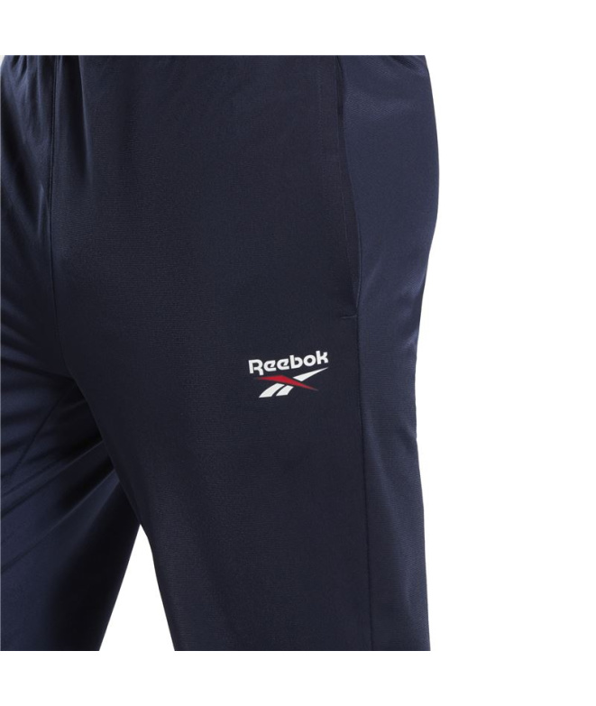 Calça de Fitness Reebok RI Vector Knit Azul