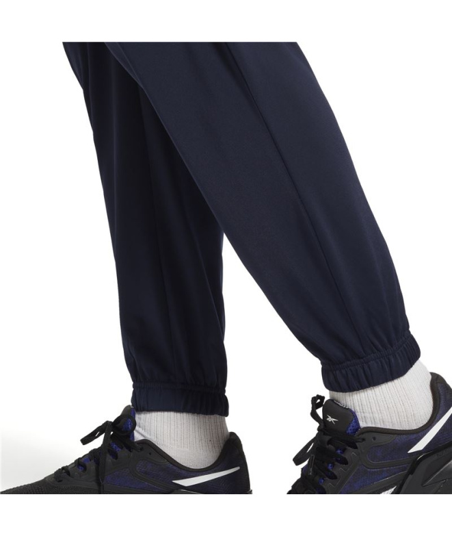 Calça de Fitness Reebok RI Vector Knit Azul