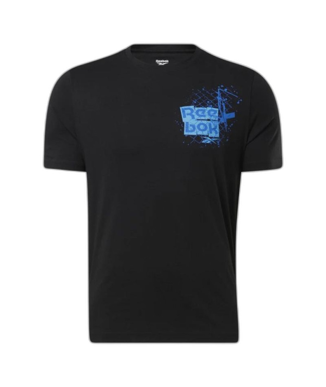 T-shirt Reebok Série Graphique Homme Noir