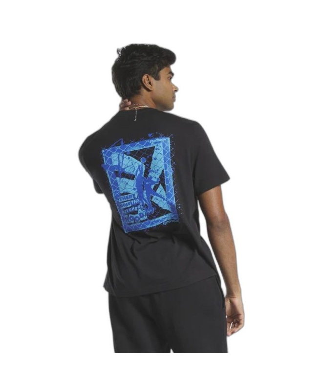 T-shirt Reebok Série Graphique Homme Noir