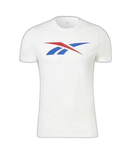 T-shirt Reebok Série Graphique Vector Homme Blanc