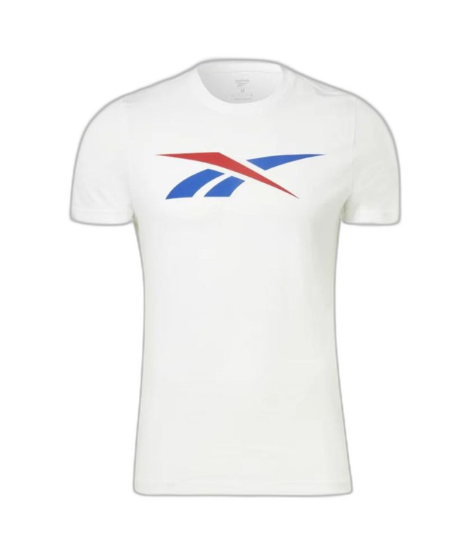 T-shirt Reebok Série Graphique Vector Homme Blanc