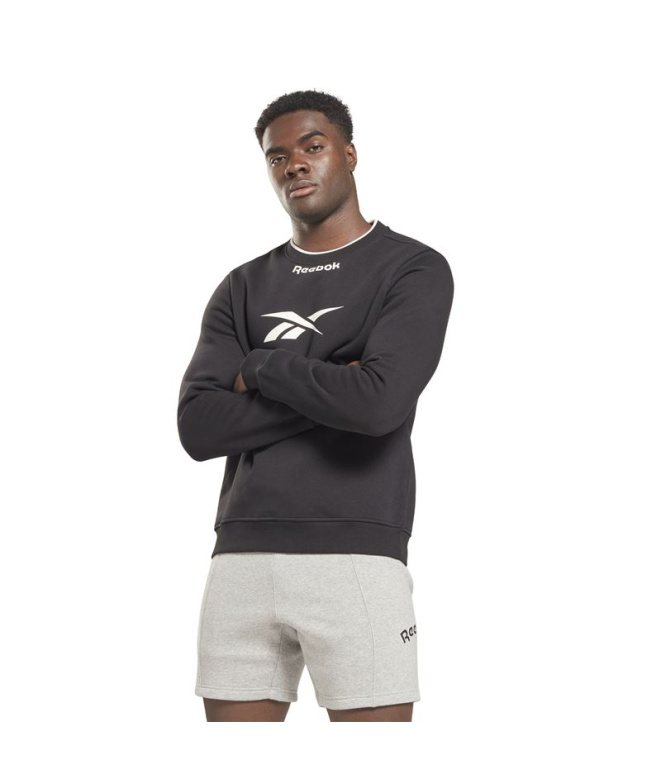 Moletom de Fitness Reebok RI Arch Logo Vector...