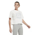 T-shirt Reebok Logo Graphique Femme Blanc