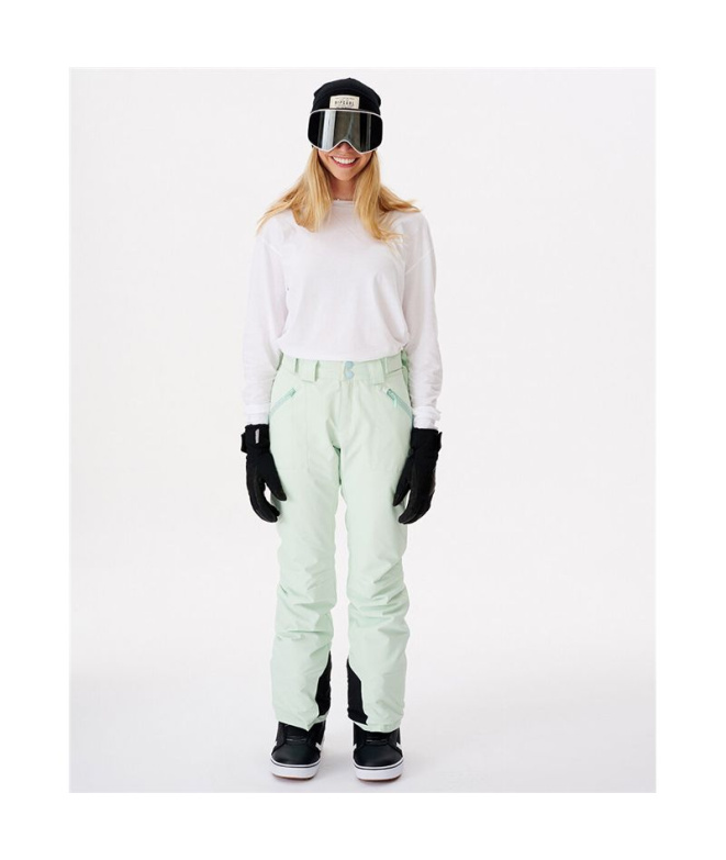 Pantalons de Montagne Rip Curl Rider Verte Femme