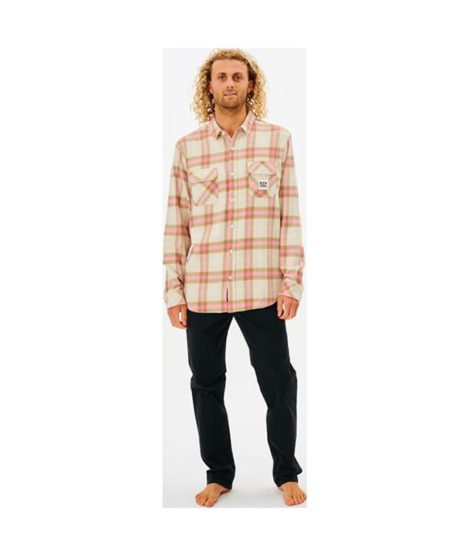 Camisa Rip Curl Salt Water Culture rosa Homem