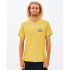 T-shirt Rip Curl Rays and Hazed Tee Homme Jaune