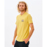 Camiseta Rip Curl Rays and Hazed Tee Homem Amarelo