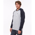 Sweat Rip Curl Embroid Hooded Zip Thru Homme Grey