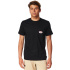 T-shirt Rip Curl Badge M Noir