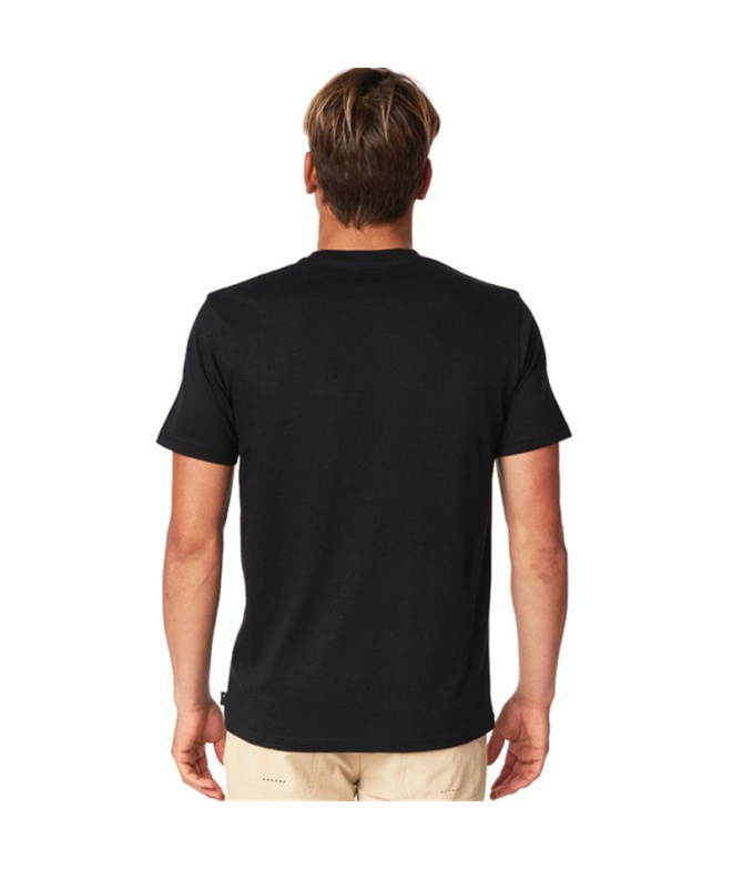Camiseta Rip Curl Badge M Preto