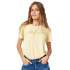 Camiseta Rip Curl Re-Entry Standar Tee W Amarelo