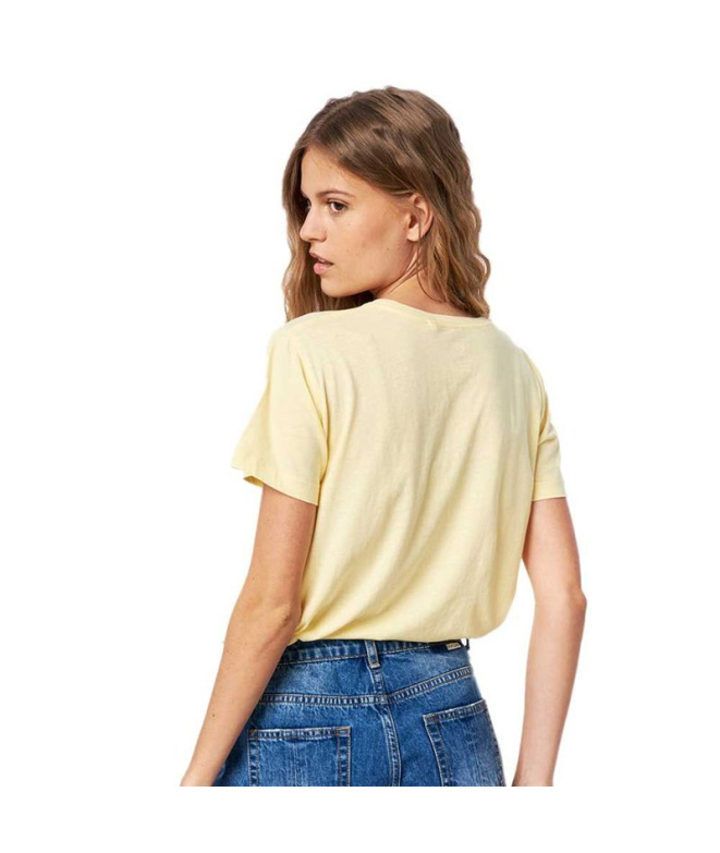 Camiseta Rip Curl Re-Entry Standar Tee W Amarelo