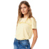 Camiseta Rip Curl Re-Entry Standar Tee W Amarelo