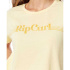 Camiseta Rip Curl Re-Entry Standar Tee W Amarelo