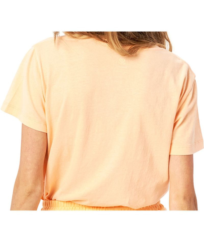Camiseta Rip Curl Re-Entry Standar Tee W Laranja