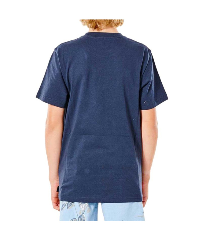 Camiseta Rip Curl Filler Tee Meninos Azul