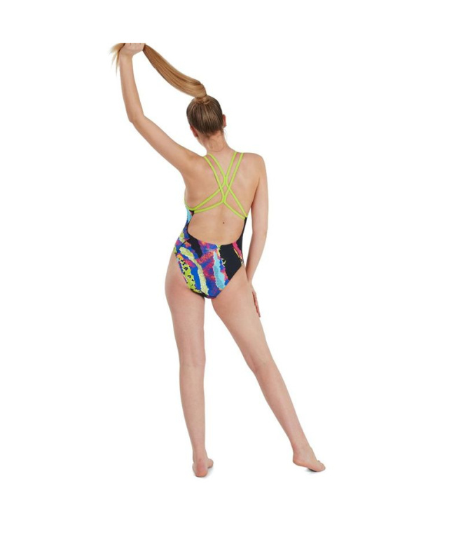 Bañador Speedo Allover Starback 1 Piece W Black