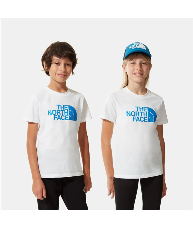 T-shirt The North Face Easy Jr Blanc