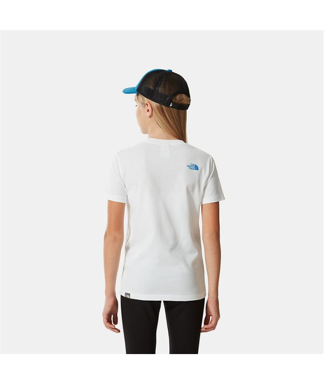 T-shirt The North Face Easy Jr Blanc