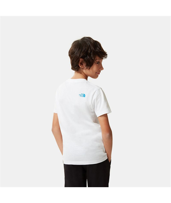 T-shirt The North Face Easy Jr Blanc