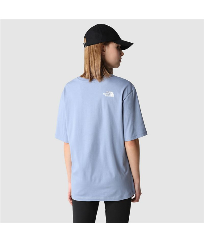 T-shirt The North Face Simple Dome Folk Femme Blu
